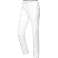 BP Med Trousers 1756-311-0021 Laborhose (Röhre) für Herren - 65% Baumwolle, 30% Polyester, 5% Elasthan - Modern Fit - Größe: 32/34 - Farbe: weiß