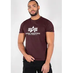 T-Shirt »Basic T-Shirt«, Gr. XL, deep maroon, , 76986769-XL