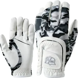 Wilson Staff Fit All Handschuh Junior weiss camo