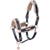 Halfter Glamslate FF Double Pin Heritage 2023 Headcollar navy WB