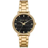 Michael Kors Damen Analog Quarz Uhr mit Edelstahl Armband MK4916
