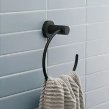 Duravit D-Code Handtuchring Schwarz Matt 0099214600