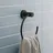 Duravit D-Code Handtuchring Schwarz Matt 0099214600