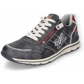 Dockers by Gerli Herren Low-Top Sneaker, Männer Halbschuhe,schnürschuhe,schnürer,Business,Freizeit,straßenschuhe,Navy,44 EU - 44