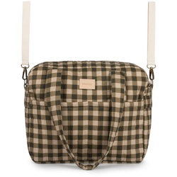 Nobodinoz - Hyde Park Kinderwagen Tasche, wasserfest, green checks