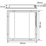 ESYLUX EQ10132445 EQ10132445 LED-Panel Weiß