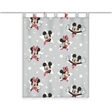 Herding Disney Minnie & Mickey Gardine Vorhang Fertiggardine 140 x 175 cm blickdicht