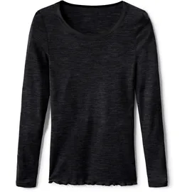 CALIDA Langarmshirt True Confidence Schwarz S