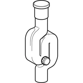 Geberit PE Schneckengeruchsverschluss mit Serviceöffnung d75