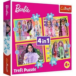 4 in 1 Puzzle - Barbie