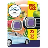 Febreze Autoduftspender CAR Tropische Früchte fruchtig, 2 St.