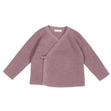 Little Dutch Wickelstrickjacke Pure Mauve, Größe 50/56 | Little Dutch