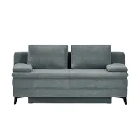 Boxspring- Schlafsofa ¦ grau ¦ Maße (cm): B: 200 H: 93 T: 107