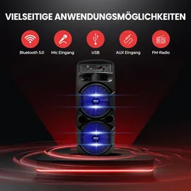 Pyle Audio Pyle PLMCS64 Motorrad-Lautsprecher 600 W