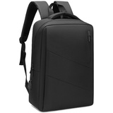 Business-Rucksäcke für Männer USB-Aufladung Multifunktionstasche für Laptop 15,6 Lässiger wasserdichter Oxford-Stoff-Rucksack