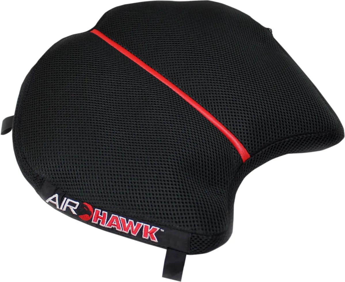 Airhawk Cruiser R, coussin de siège large - Noir/Rouge