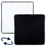 Manfrotto LR82221R 2x2 m Studie Zum Aluminiumrahmen - Black / White
