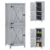 Outsunny Geräteschrank 0,6 x 0,6 m Hellgrau