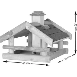 BooGardi Vogelhaus mit Kette - Auswahl: graues Dach