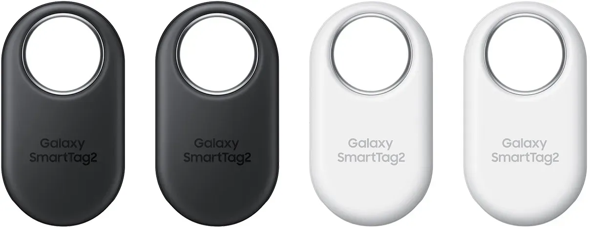 Samsung SmartTag 2 EI-T5600 -(4er Pack), 2x black + 2x white Mehrfarbig black and white Schutzhülle
