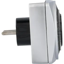 Unitec Zeitschaltuhr kompakt 3.600W mechanisch, silber, IP20