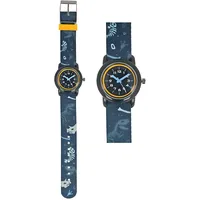 bb Klostermann Kinderuhr Dino blau 21542 - Armbanduhr Motivuhr Quarz-Uhrwerk