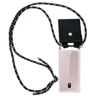 Cadorabo Hülle für Samsung Galaxy J3 2017 Schutzhülle in Braun Handy Kette Silikon Kordel abnehmbares Etui