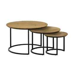 uno Couchtisch 3er Set  Dover ¦ holzfarben Image