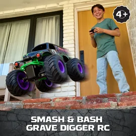 Spin Master RC-Auto Smash n Bash Grave Digger 2,4GHz RTR schwarz/grün (6072500)