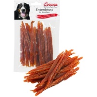 Corwex Premium Kaustreifen (70g, Entenbrust in Streifen) 100% Fleischanteil, getreidefrei/fettarm, Kausnack für Hunde, schonend luftgetrocknet