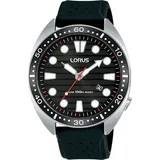 Lorus Sport Herren-Uhr Edelstahl mit Silikonband RH929LX9