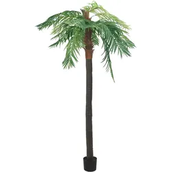 Künstliche Palme Phönix mit Topf 305 cm Grün