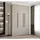 abiks möbel Drehtürenschrank COMO 150 x 245,5 x 50 cm Schwarz