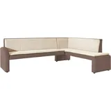 exxpo - sofa fashion Cortado 197 x 89 x 264 cm braun