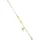 Jobo Schildband Armband goldfarben 16 cm