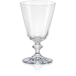Crystalex Weißweinglas Weißweingläser Bella Kristallglas 230 ml 6er Set, Kristallglas, Kristallglas Bohemia weiß