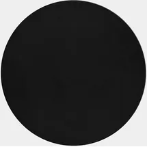KADIMA DESIGN Teppich Kurzflor Schwarz Ø 120 cm