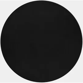 KADIMA DESIGN Teppich Kurzflor Schwarz Ø 120 cm