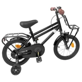 vidaXL Kinderfahrrad 12 Zoll schwarz
