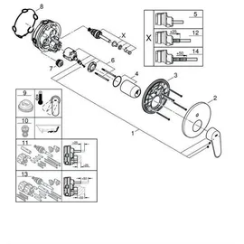 Grohe Eurodisc Cosmopolitan chrom,