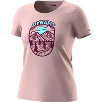 Dynafit Graphic Co W S/S Tee, 6371 pale rose/HORIZON,