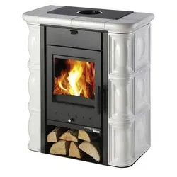 HAAS & SOHN Kaminofen »Tirol«, creme, Keramik, 6 kW, Zeit- und Dauerbrand geeignet - beige