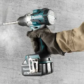 Makita Akku-Schlagbohrschrauber inkl. 2 x 5,0 Ah + Ladegerät + Makpac