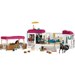 SCHLEICH Pferdetransporter Spielset Mehrfarbig