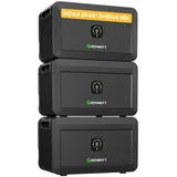 Powerness Balkonkraftwerk Speicher, 6144Wh Growatt NOAH 2000 x3 mit 1800W PV-Eingangsleistung IP66 für Balkonkraftwerk (0% MwSt)