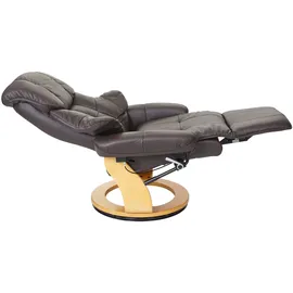 Robas Lund Relaxsessel Calgary 2 Leder 150 x 0 x 0 cm Braun drehbar