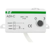 F&F Dämmerungsschalter m.Internen Licht Sensor Dämmerungssensor F&F AZH-C