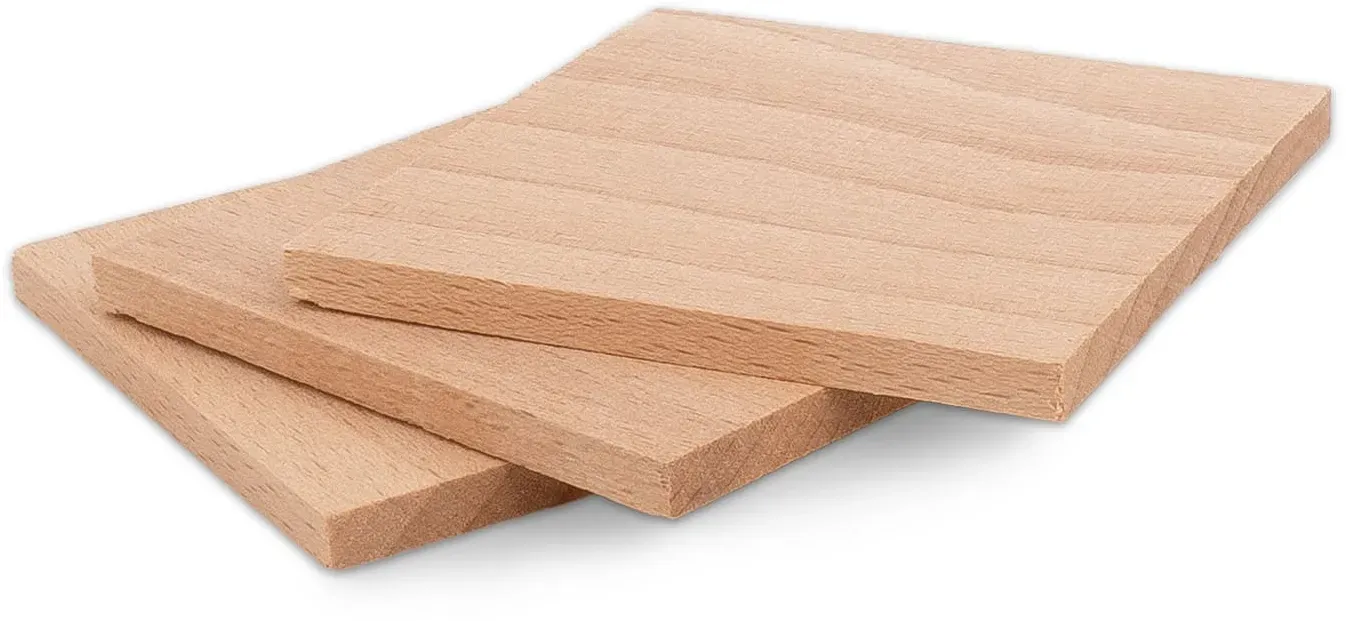 Metrie | Bh070E Bastelbrett Buchenholz | 70 x 70 x 5 mm