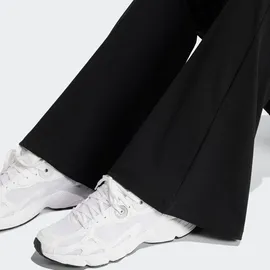 adidas Originals Leggings ESS FL LEGGINGS mit ausgestelltem Bein, in Ripp-Optik, eng anliegende Passform schwarz XL