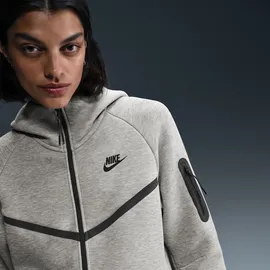 Nike Damen TCH WR FZ 2 hellgrau / schwarz XS